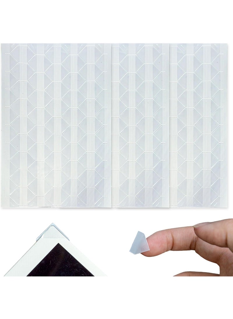 سونسر ملصقات زاوية ألبوم الصور ، زوايا صور لاصقة لكتاب الخردة 3 أوراق ملصقات زاوية الصور زوايا تصاعد الصور زوايا عصا الصور لمجلة ألبوم الصور DIY ، 306 قطعة (أبيض) - Image 1