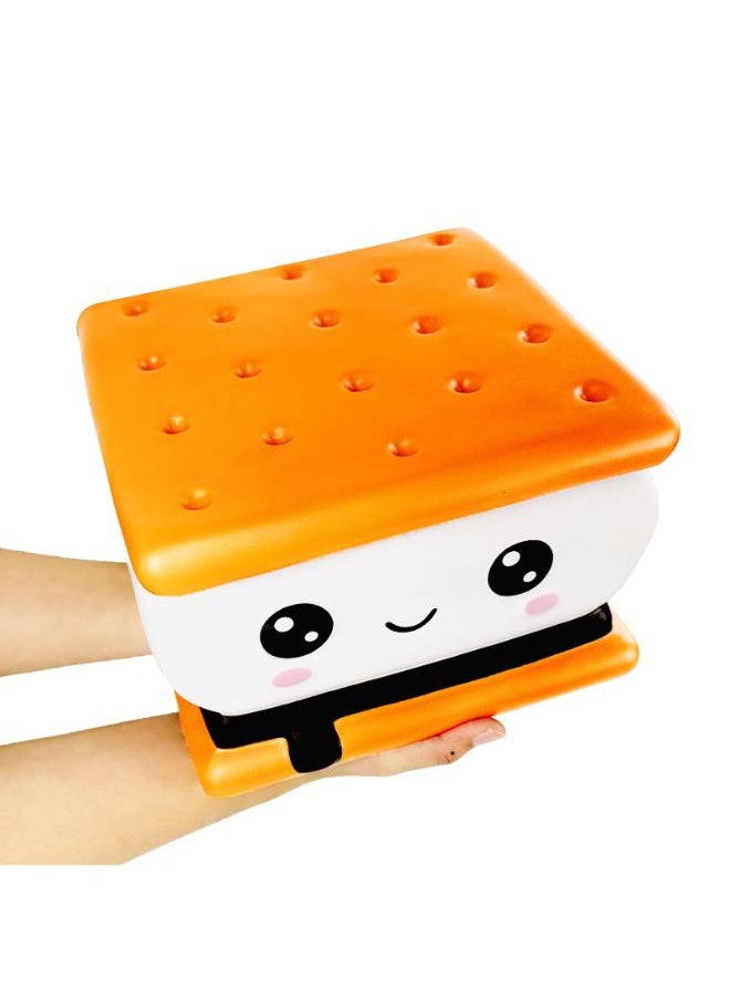 Generic lulucross Jumbo 8.27" Smore Squishys Toy – Kawaii Slow Rising Candy Food Scented Squeeze Toy for Kids & Adults  - Image 1