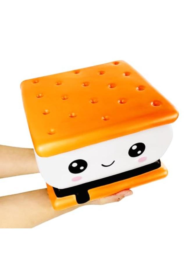 Generic lulucross Jumbo 8.27" Smore Squishys Toy – Kawaii Slow Rising Candy Food Scented Squeeze Toy for Kids & Adults  - Image 3