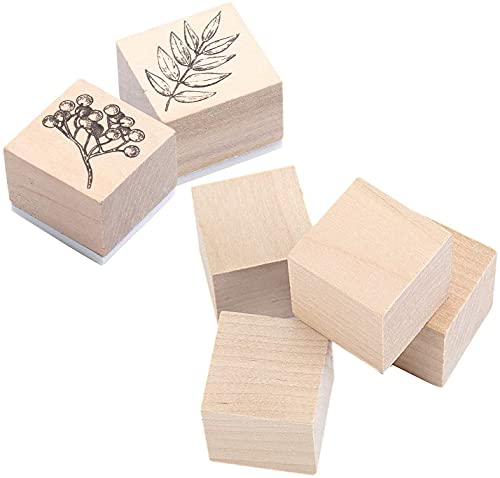 William Craft 130 Pcs 1 inch Natural Solid Cube Wooden Unfinished Craft Wood Blocks Wood Cubes for DIY Craft Gifts (130pcs) - Image 4