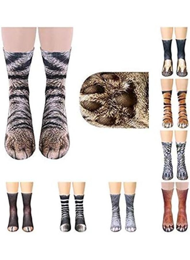 FreeNFond Funny Animal Paw Socks Gag Gifts for White Elephant Gift Exchange - Image 4