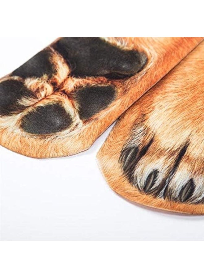 FreeNFond Funny Animal Paw Socks Gag Gifts for White Elephant Gift Exchange - Image 2