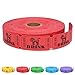 ESSENTIAL 1000 Raffle Tickets Rolls Drink Tickets Single Roll for Events Leisure Movie Watching Entertainment Class Reward Prizes Red 5 Color Selection - Image 3