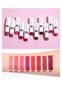Handaiyan Lipstick Matte Liquid 2 In 1 Sandwich Double-layered Long Lasting Waterproof For Women Highly Pigmented Velvety Nude Super Stay Soft Hydrating & Lightweight Professional Moisturizing Makeup  - Image 5