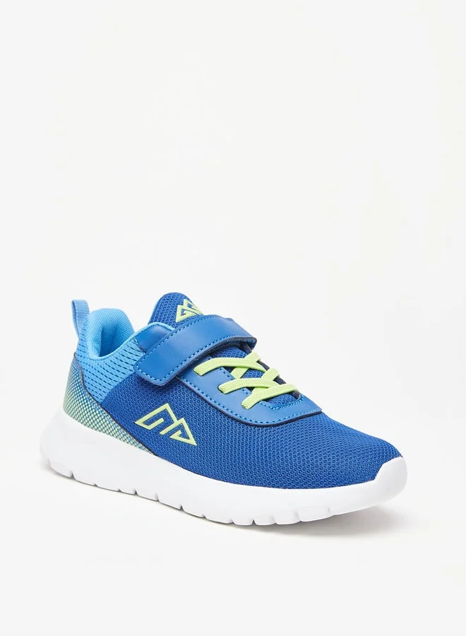 شو اكسبرس Boys Textured Sports Shoes with Hook and Loop Closure