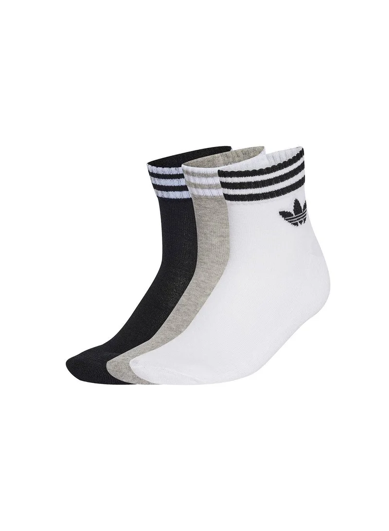 اديداس اوريجينالز adidas 3S Ankle S 3P White Originals Socks