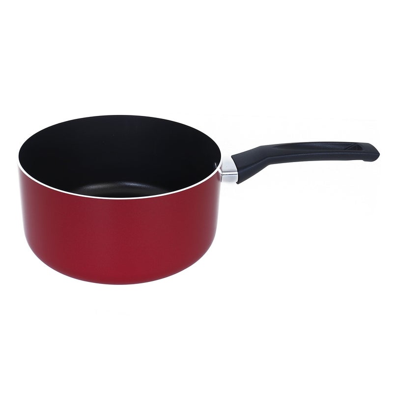 Meyer Safecook Aluminium Non Stick Covered Saucepan 20cm, Red - Image 2
