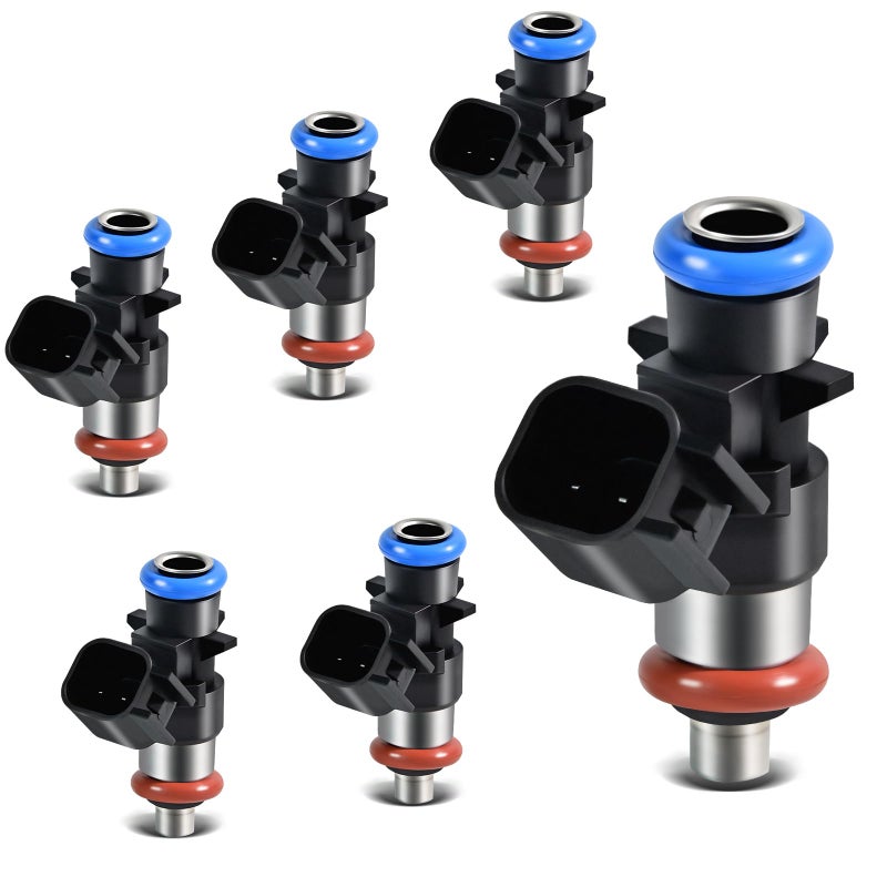 STZJAYE Fuel Injectors 0280158233 36L V6 Set of 6 Compatible with Chrysler 200300 2011 2012 2013 2014 2015 2016 2017for Town Country 1116for Dodge Avenger 1114for Challenger 1114 OE FJ1147 - Image 2