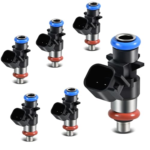 STZJAYE Fuel Injectors 0280158233 36L V6 Set of 6 Compatible with Chrysler 200300 2011 2012 2013 2014 2015 2016 2017for Town Country 1116for Dodge Avenger 1114for Challenger 1114 OE FJ1147 - Image 1