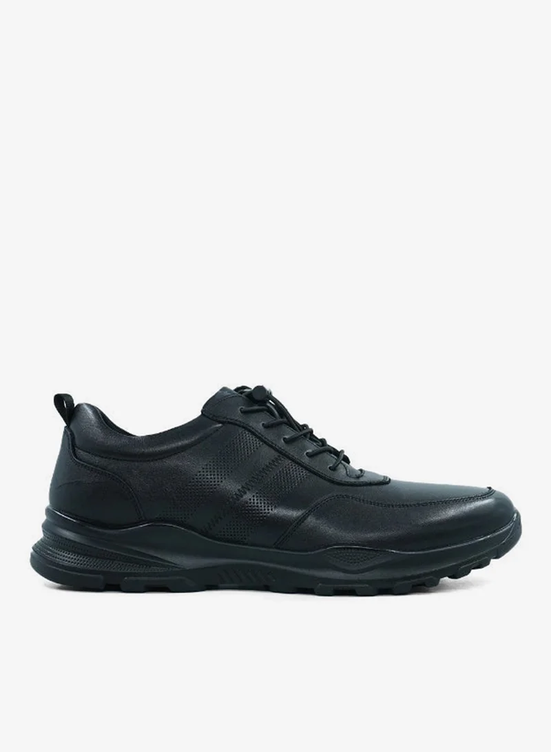 هاش بابيز Hush Puppies Leef-01 Black Lace-Up Shoes for Men