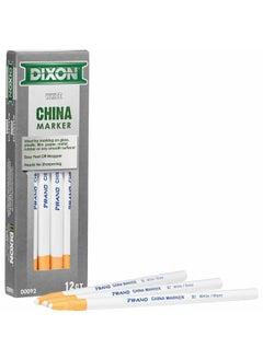 Dixon ® Phano® China Markers White Box Of 12  - Image 4