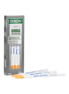 Dixon ® Phano® China Markers White Box Of 12  - Image 2