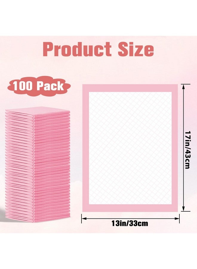 Bgtecho 100 Pack Disposable Changing Pads for Baby,13x17In Baby Disposable Underpads,Waterproof Diaper Changing Pad,Ultra Absorbent,Breathable Leakproof Underpads Bed Table Protector Mat - Image 2
