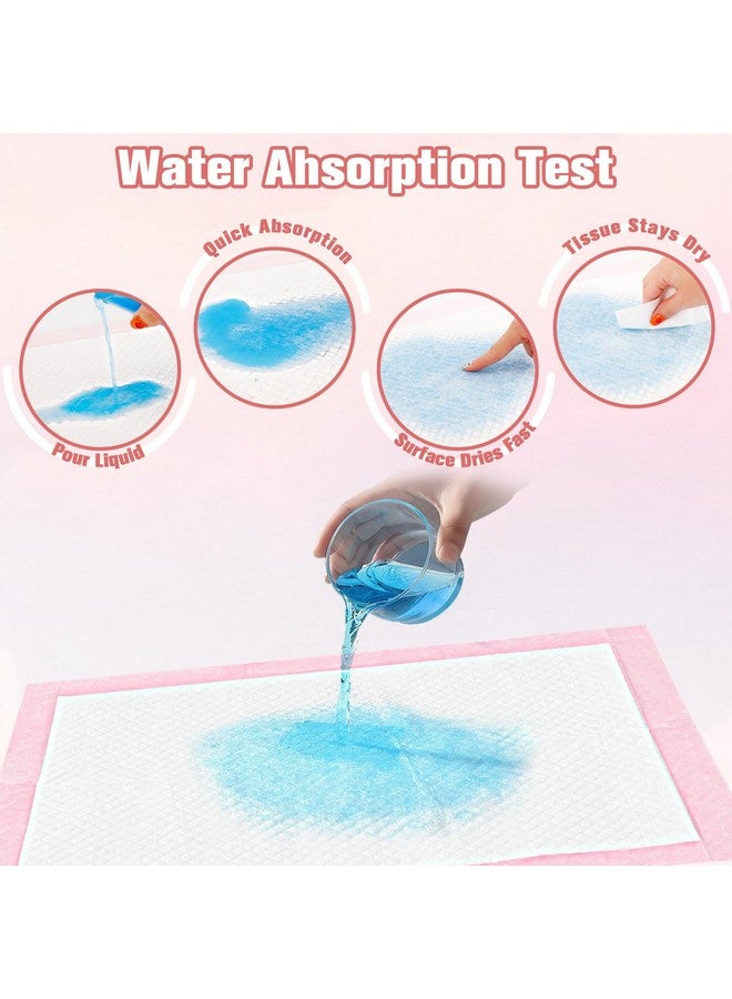 Bgtecho 100 Pack Disposable Changing Pads for Baby,13x17In Baby Disposable Underpads,Waterproof Diaper Changing Pad,Ultra Absorbent,Breathable Leakproof Underpads Bed Table Protector Mat - Image 4