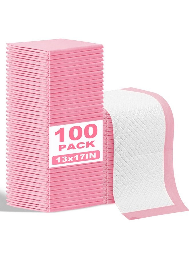Bgtecho 100 Pack Disposable Changing Pads for Baby,13x17In Baby Disposable Underpads,Waterproof Diaper Changing Pad,Ultra Absorbent,Breathable Leakproof Underpads Bed Table Protector Mat - Image 1