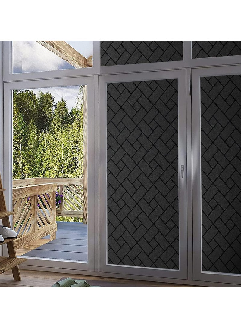 Oasisgalore Blackout Window Film - Static Cling, No Adhesive, Privacy & UV Protection - Image 3