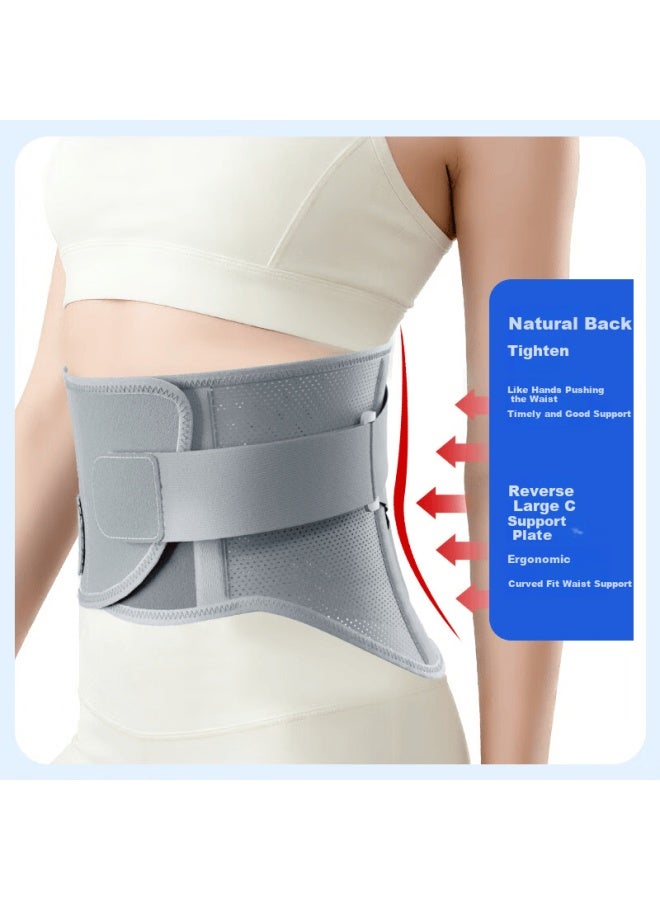 Yuzhaolin Medical Grade Lumbar Support Belt For Lumbar Muscle Strain And Disc Herniation, Waist Support Brace For Prolonged Standing And Sitting, Size XL - Image 3