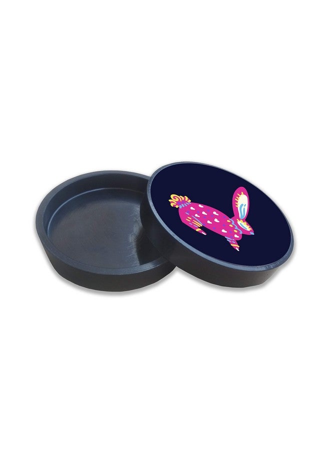 Tinywalk Animal Spiral Coasters Wooden Printed Coaster (4X4) inch Set of 6 Pieces - Image 3