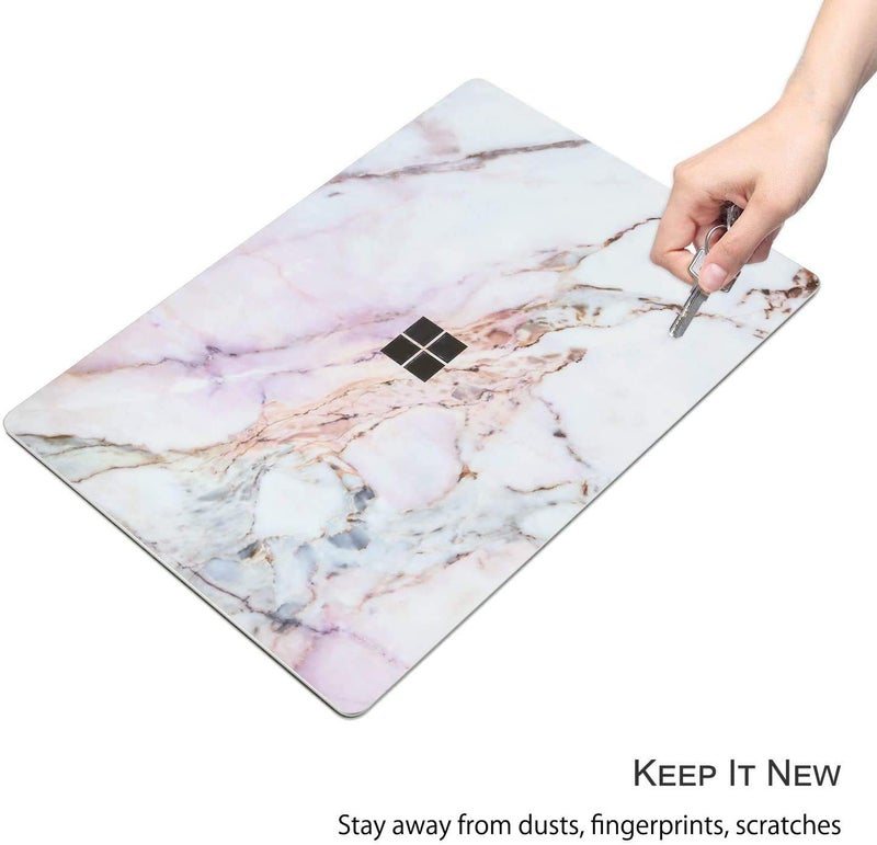 Digi-Tatoo Cover Skin Decal Sticker for 2023 Microsoft Surface Laptop Go 3/ Laptop Go 2/ Laptop Go 12.4", Easy Apply, Anti-Scratch, Residue Free Vinyl Skin [Cracked Marble] - Image 2