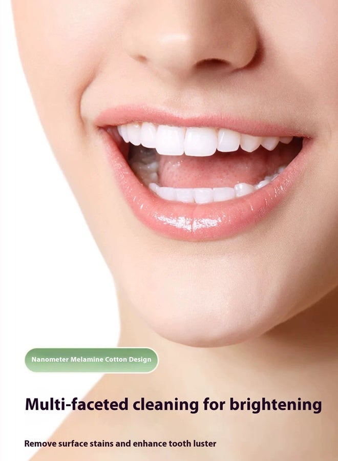 Nano Sponge Teeth Cleaner for Kids & Adults - Deep Cleans Stains Between Teeth, Plaque Removal with Open Cell Foam Technology, 2-3 Micron Fibers, Safe & Effective Dental Care - Image 4
