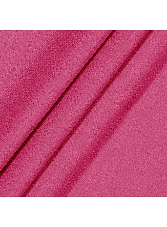 ECLIPSE Kendall Modern Blackout Thermal Rod Pocket Window Curtain for Bedroom or Living Room (1 Panel), 42 X 63, Raspberry - Image 5