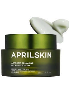 APRILSKIN Prilskin Artemisia Squalane Hydra Gel Cream ; Dry Sensitive Acneprone Skin ; Vegan Cruelty Free Low Ph Soothing & Firming Up ; 50 Ml ; No Sulfates And Artificial Fragrance  - Image 2