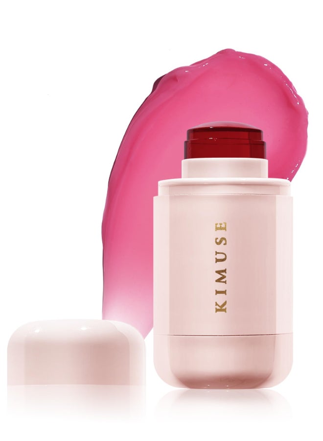 KIMUSE Jelly Cheek Lip Tint Watercolor Blush MultiUse Makeup Tint for Cheeks Lips Eyes Lightweight Sheer Buildable Color Vegan Formula CrueltyFree - Image 2