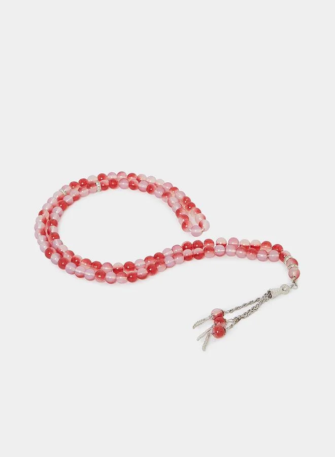 Styli Red Prayer Beads - 99 Beads