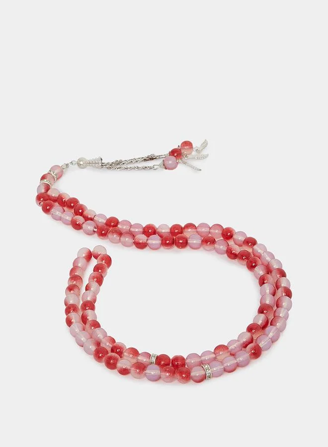 Styli Red Prayer Beads - 99 Beads