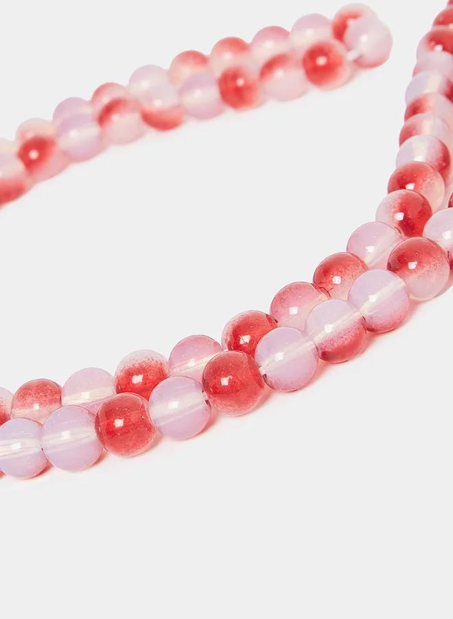 Styli Red Prayer Beads - 99 Beads