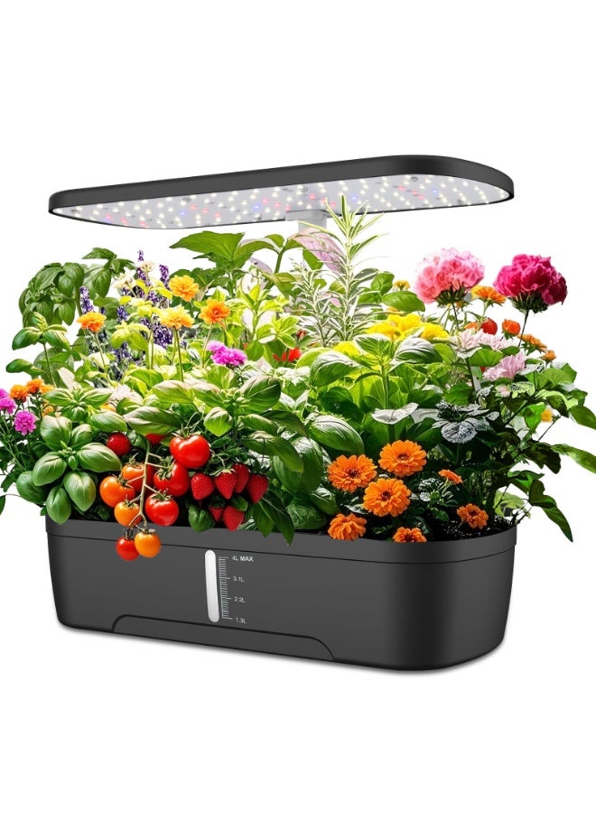 52-Pod Hydroponic Growing System with LED Grow Light, Smart Indoor Garden Kit for Vegetables, Herbs & Flowers, Adjustable Height, Automatic Water Circulation, Quiet Hydroponic Planting Machine - Image 1