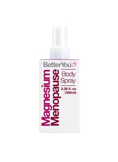 BetterYou BetterYou Magnesium Menopause Body Spray, Blend of Pure Magnesium Chloride, Ylang-ylang and Clary Sage for Menopausal Symptoms, Stress Relief, and Restful Sleep, 100ml  - Image 1
