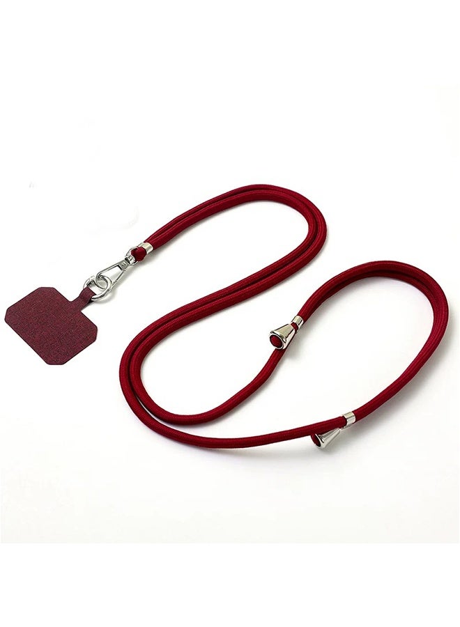 Universal phone lanyard, messenger-style phone lanyard, multi-functional nylon patch adjustable shoulder strap, compatible with most smartphones - Image 5