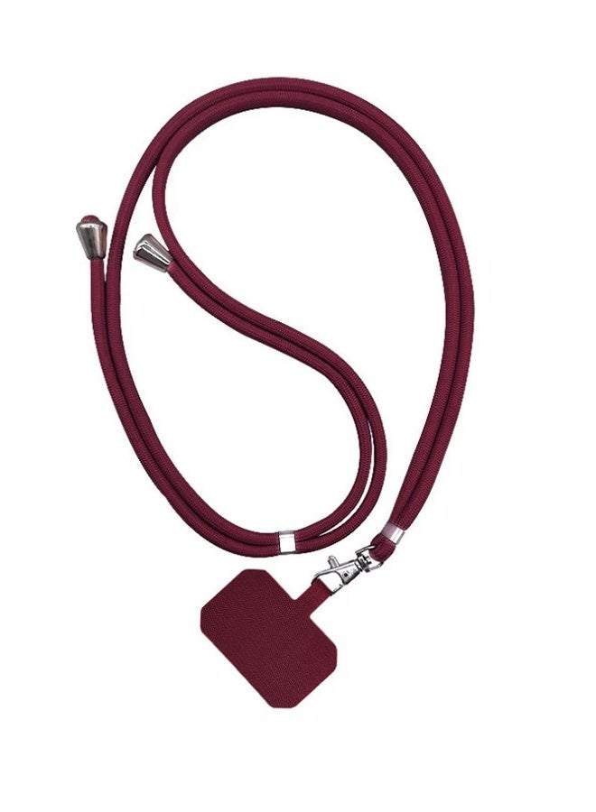 Universal phone lanyard, messenger-style phone lanyard, multi-functional nylon patch adjustable shoulder strap, compatible with most smartphones - Image 4