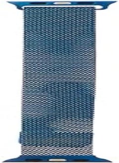 Generic Magnetic milanese loop stainless steel metal band for apple iwatch 42mm/44mm - blue color 