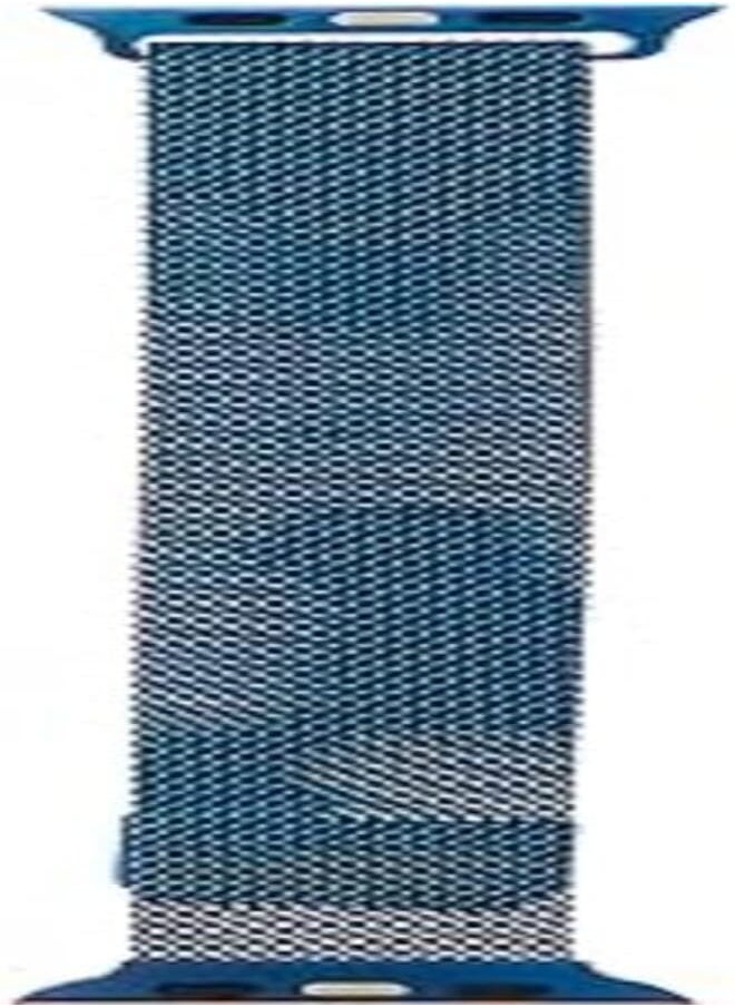 Magnetic milanese loop stainless steel metal band for apple iwatch 42mm/44mm - blue color 