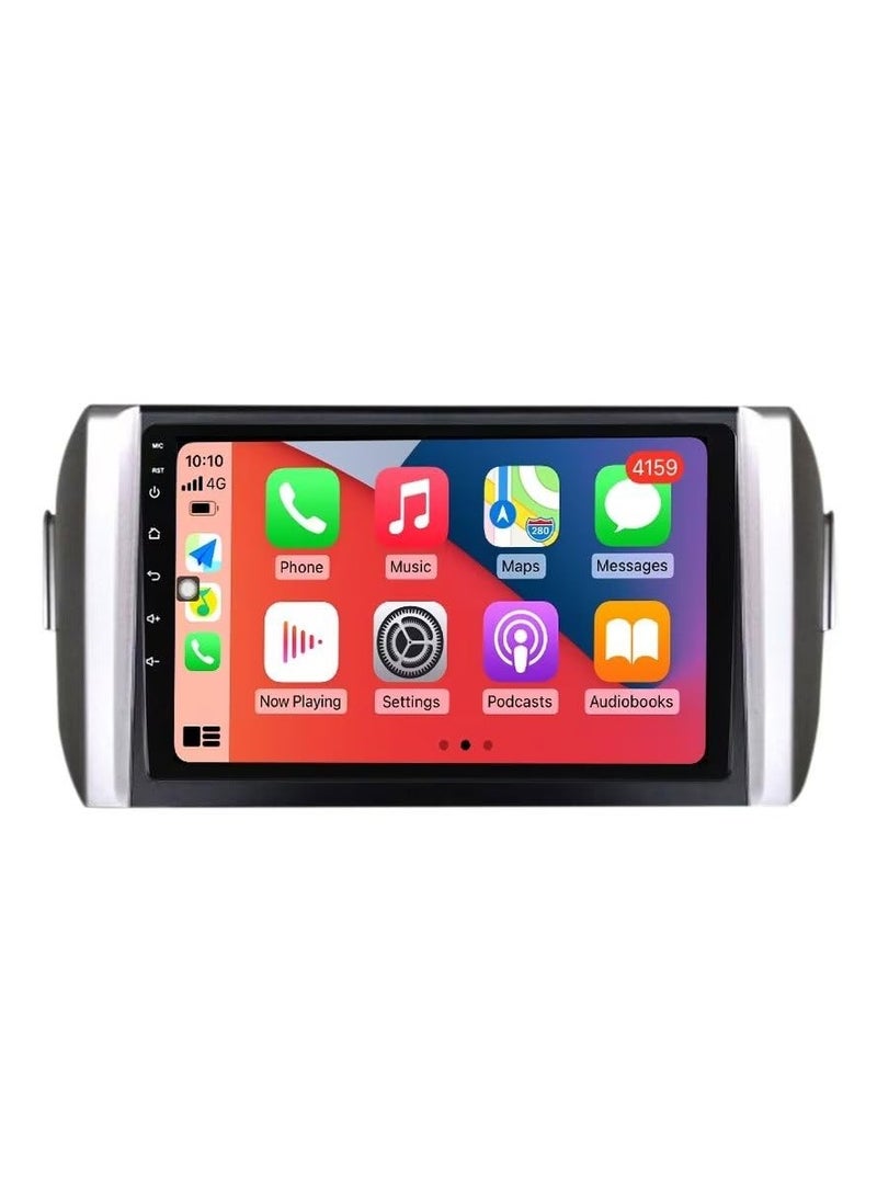 راديو أندرويد متقدم لسيارة تويوتا اينوفا 2016-2022 - ضمان لمدة عامين، ذاكرة وصول عشوائي 2 جيجا بايت، سعة تخزين 32 جيجا بايت، Apple CarPlay وAndroid Auto، كاميرا رؤية ليلية مجانية ونظام ملاحة - Image 1