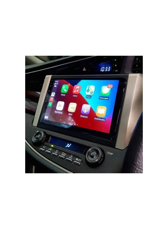 راديو أندرويد متقدم لسيارة تويوتا اينوفا 2016-2022 - ضمان لمدة عامين، ذاكرة وصول عشوائي 2 جيجا بايت، سعة تخزين 32 جيجا بايت، Apple CarPlay وAndroid Auto، كاميرا رؤية ليلية مجانية ونظام ملاحة - Image 3