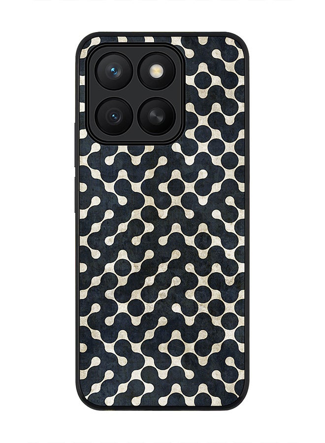 Stylizedd For Honor X8c Case,Slim fit Camera Protection, Shockproof Thin Phone cover  - Connect The Dots (Black)
