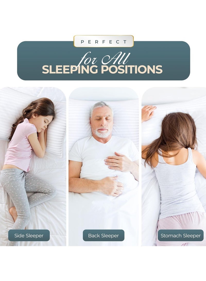 Zaprus Shredded Memory Foam Sleeping Pillow – Washable Pillowcase, Bamboo Fabric, Customizable Thickness & Firmness, 800g Foam, Hypoallergenic, – 60x40 cm - Image 5