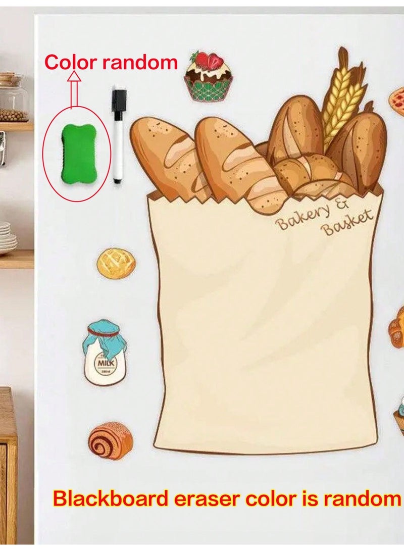 Magnetic Whiteboard for Fridge – Reusable Dry Erase Message Board with Strong Magnet Backing, Marker & Eraser – Flexible, Waterproof Fridge Note Board for Kitchen, Chore Chart, Kids Drawing & To-Do Lists - Image 2