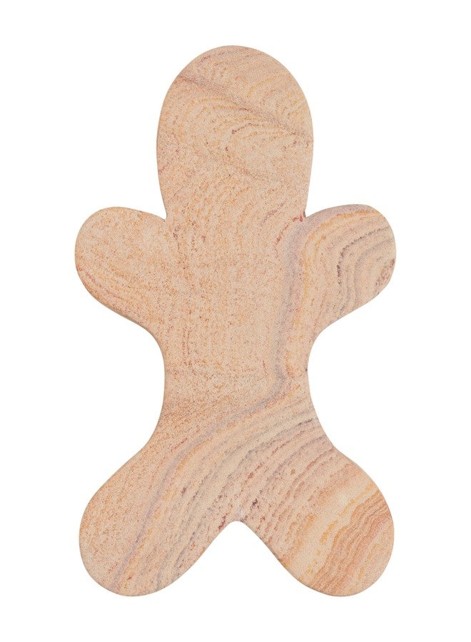 Mud Pie Gman Xmas Mini Marble Serving Boards, approx 8" x 5", TAN - Image 1