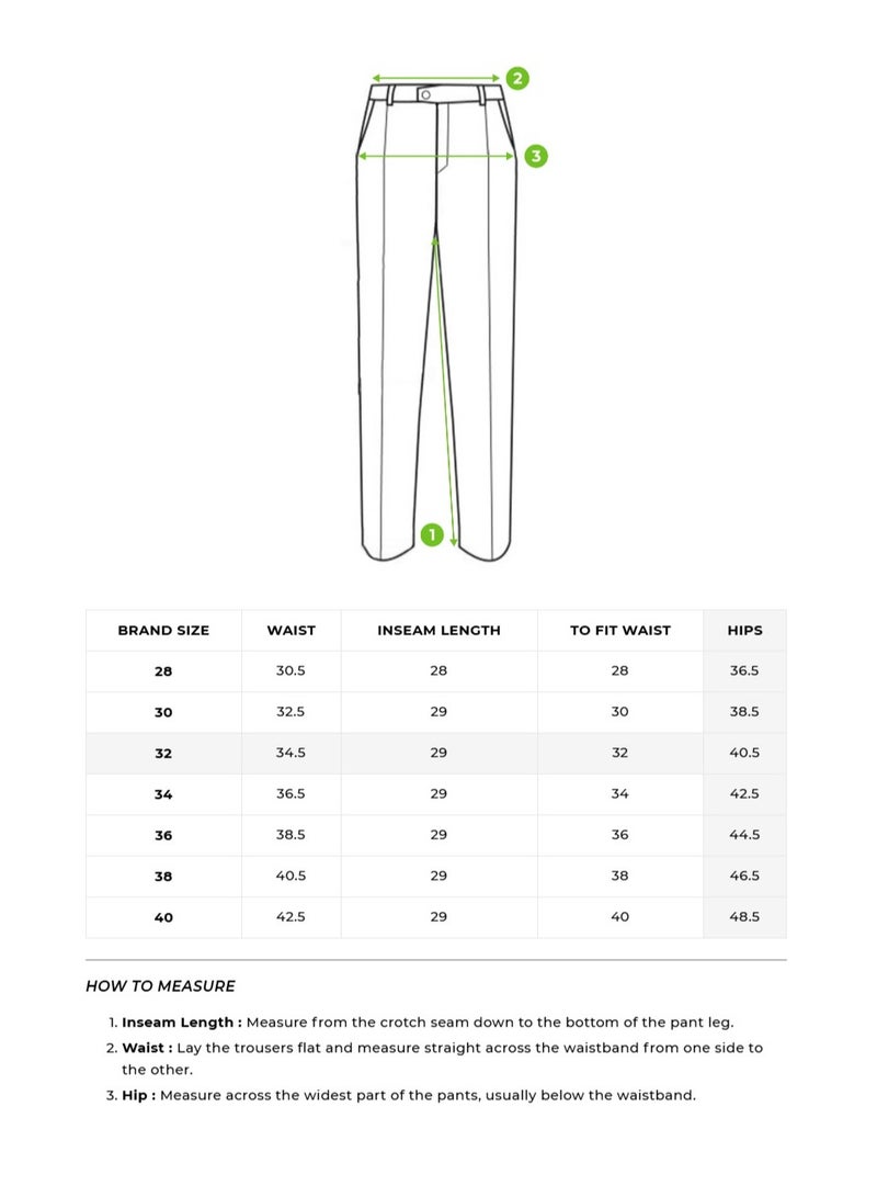 THE BEAR HOUSE Men's Classic Formal Trousers Stylish and Comfortable Dress Pants for Office Meetings, Business Travel, Professional Events, Corporate Settings, and Everyday Formal Wear - Image 3