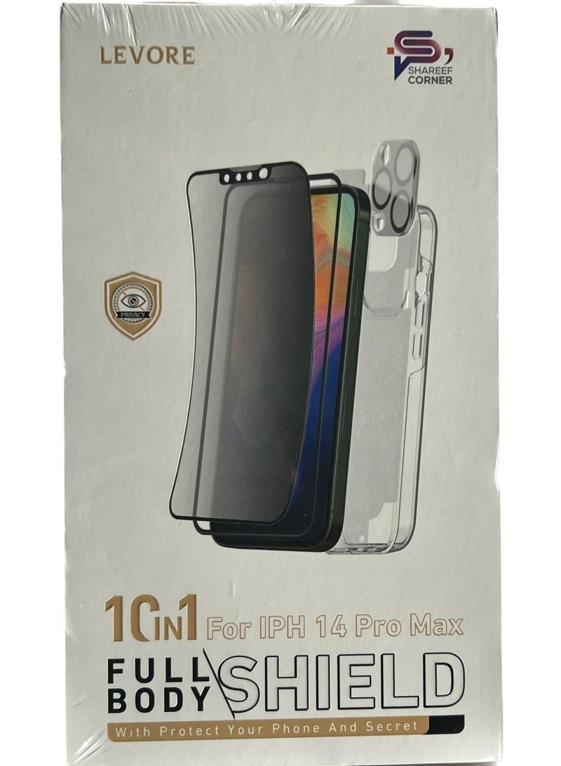 ليفور 10 في درع كامل للجسم لهاتف آيفون 14 برو ماكس - Image 3