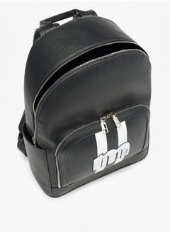 MISSY Applique Detail Backpack with Zip Closure and Adjustable Straps - 29x37x14 cm  - Image 4