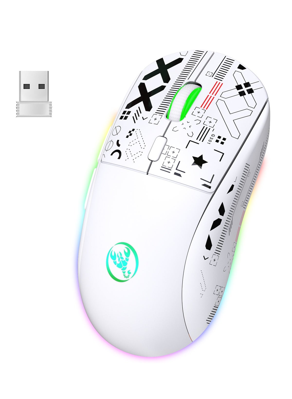 hxsj Hxsj T90 Gaming Mouse 142 g ZBC32CD82347F0F91E761Z