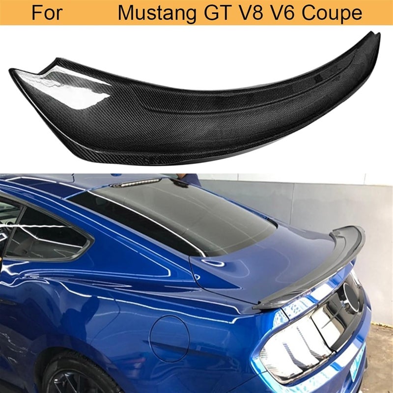 QASULER Rear Trunk Spoiler for Ford Mustang 2015-2018 - Image 3