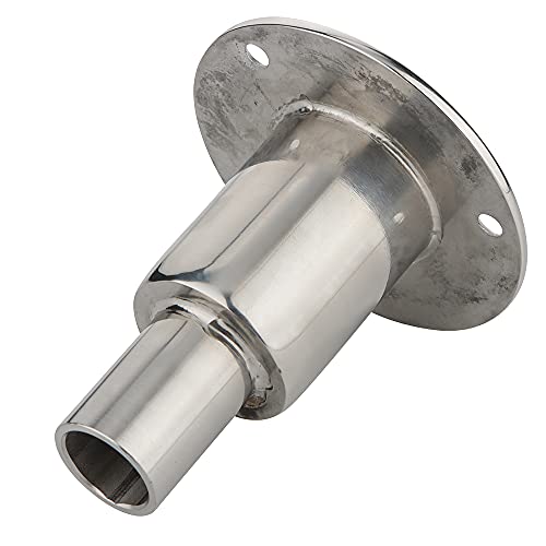 VTurboWay Stainless Steel 316 Straight Thru Hull Exhaust Skin, Fitting 24mm Tube Pipe Socket Hardware, for Diesel Parking heaters - Image 4