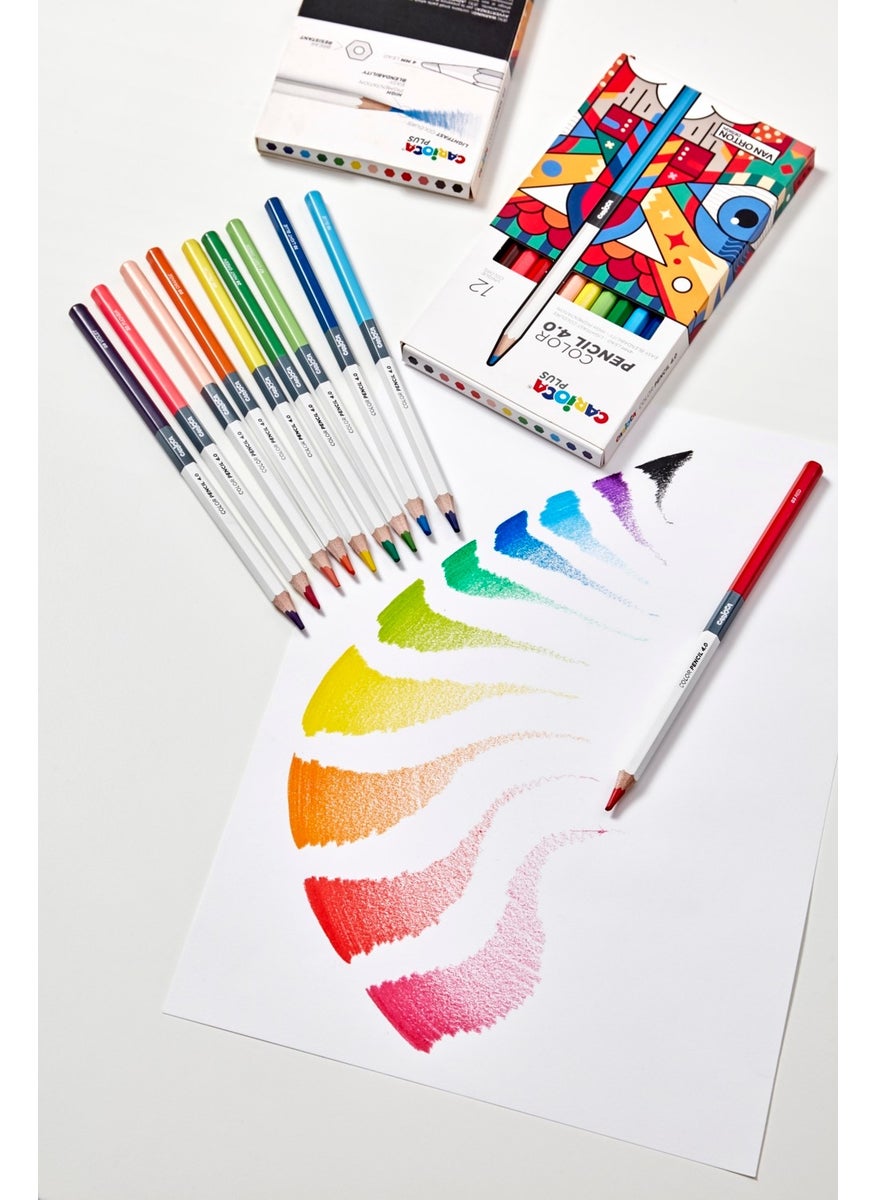 carioca Plus 4.0 Colored Pencils 12 Pack  - Image 3