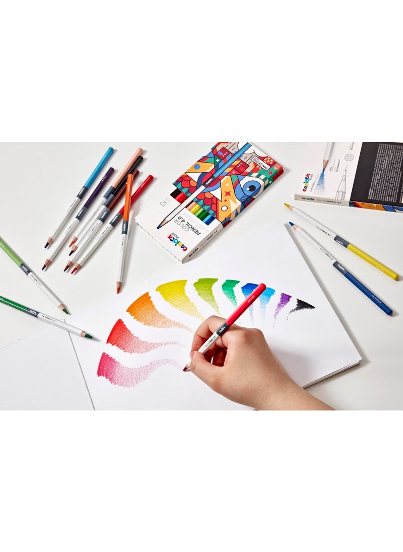 carioca Plus 4.0 Colored Pencils 12 Pack  - Image 2